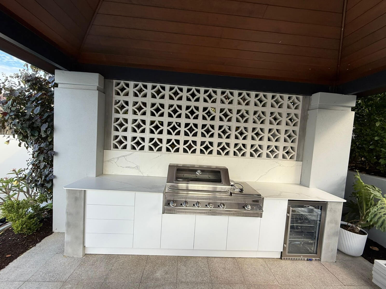 Two-Tone Melamine Kitchen Design